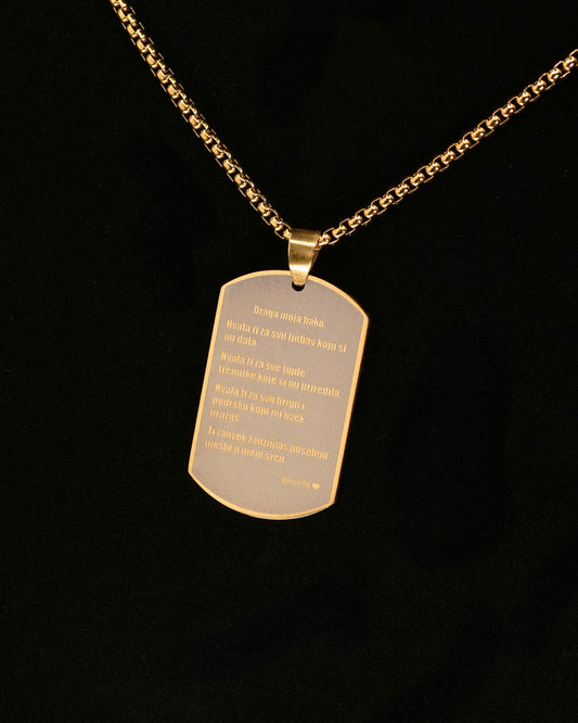 ZLATNI KOMPLET POKLON ZA BAKU❤️