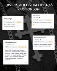 Oče Naš Krst i Elegant Ogrlica