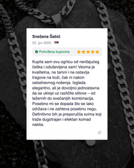 Oče Naš Krst i Elegant Ogrlica