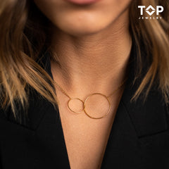Two Circles Necklace G