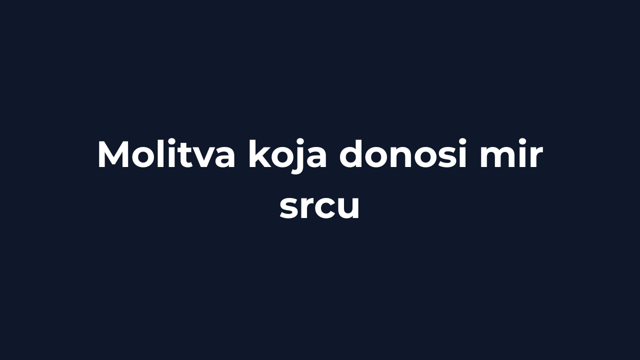 Oče naš: cela pravoslavna molitva, značenje i poreklo
