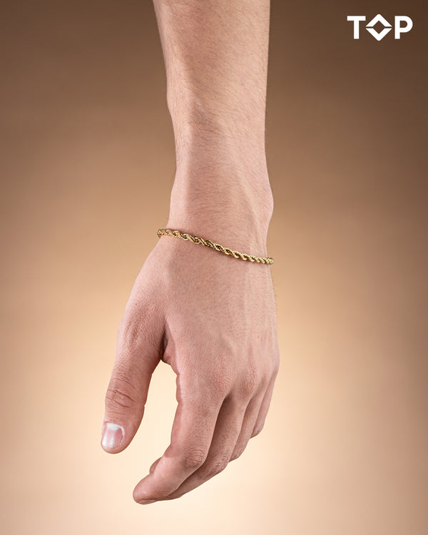 ROPE NARUKVICA 4MM GOLD