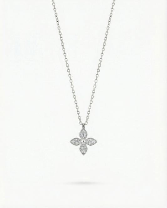 PRIVEZAK CVET SA CIRKONIMA I LANČIĆ