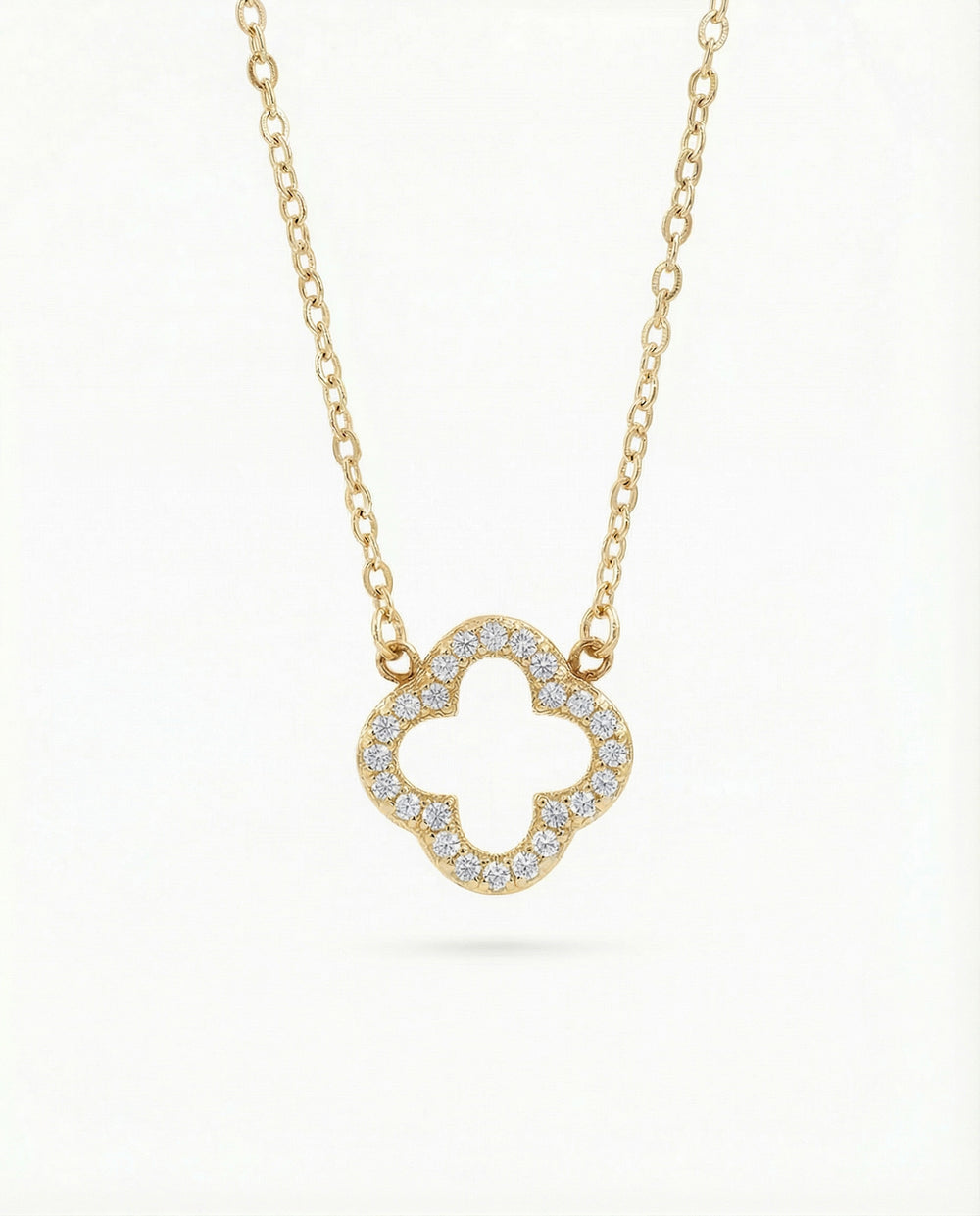 ZLATNA OGRLICA DETELINA SA CIRKONIMA