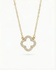 ZLATNA OGRLICA DETELINA SA CIRKONIMA