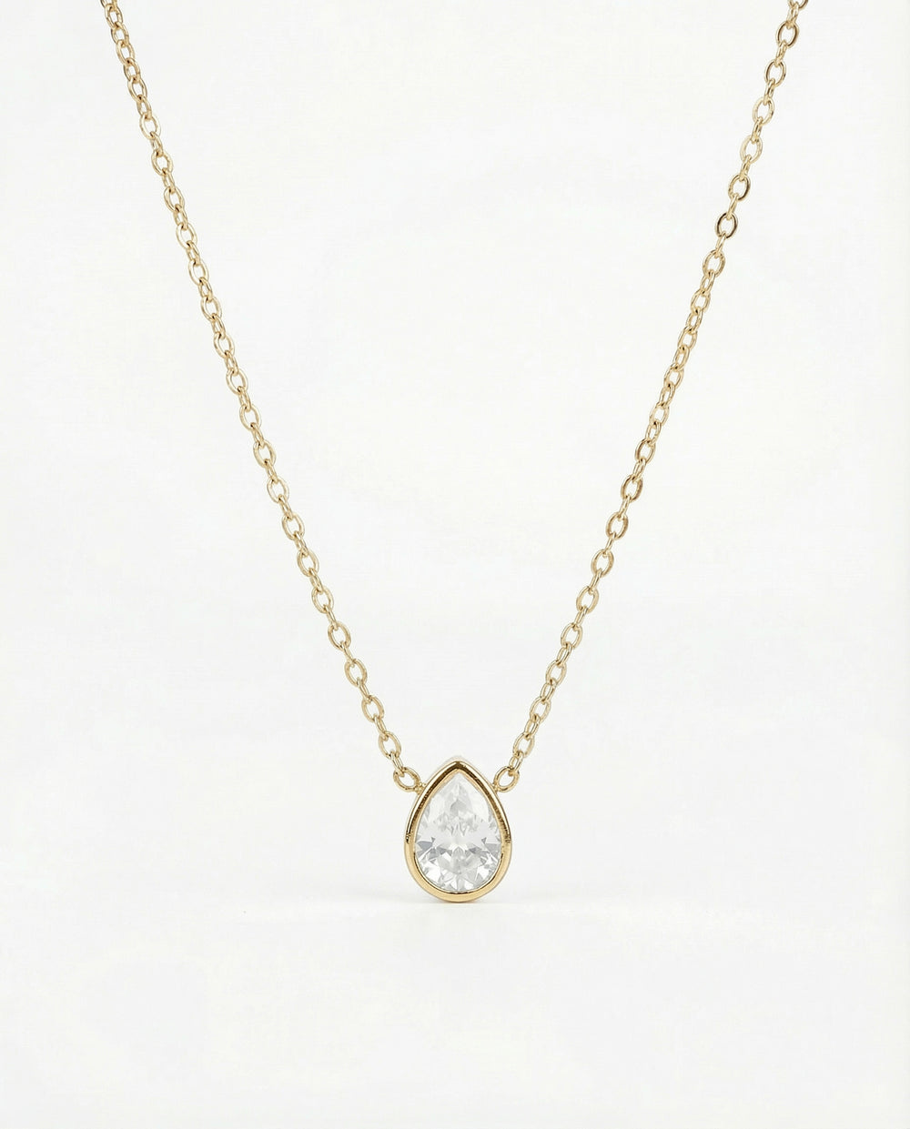 ZLATNA OGRLICA SUZA SA CIRKONOM