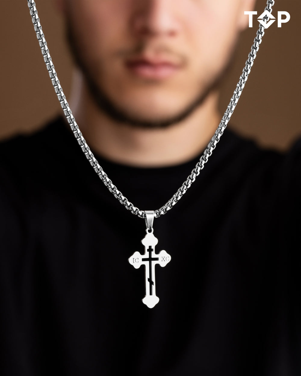 KRST SA ŠUPLJIM PRAVOSLAVNIM KRSTOM I MILITARY