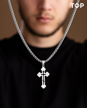 KRST SA ŠUPLJIM PRAVOSLAVNIM KRSTOM I MILITARY