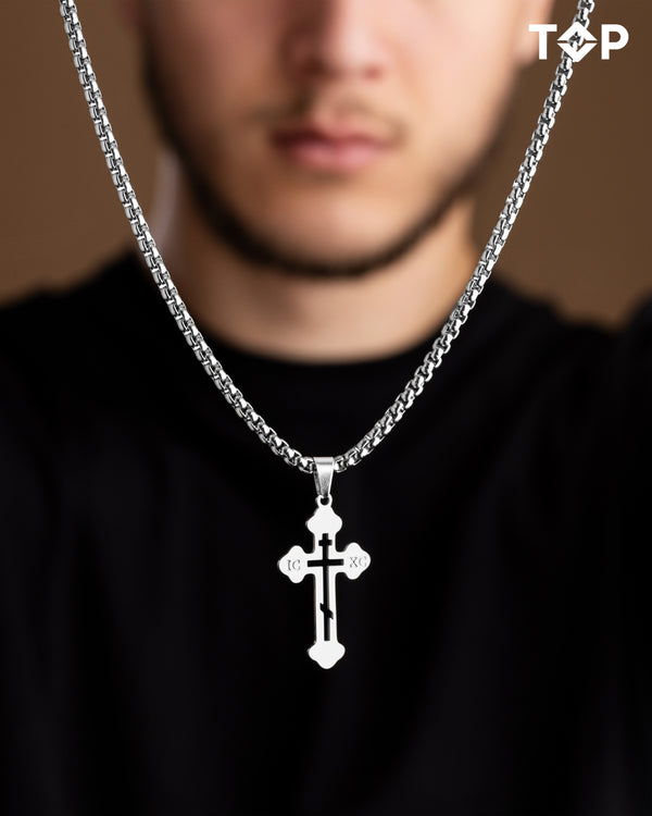 KRST SA ŠUPLJIM PRAVOSLAVNIM KRSTOM I MILITARY