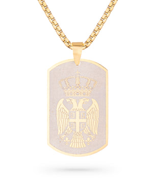 ZLATNI MILITARY LANAC I GRB SRBIJE