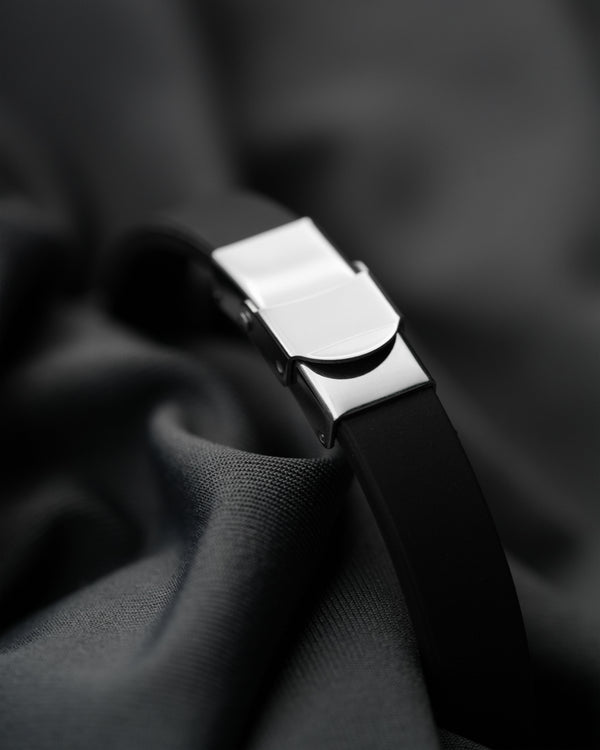 STEEL BLACK KAUČUK 15.0 NARUKVICA