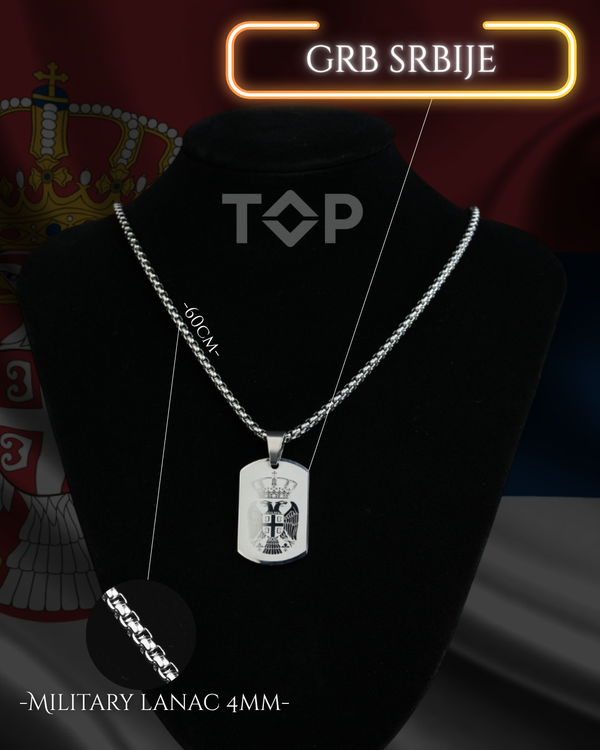 Military Lančić i Grb Srbije