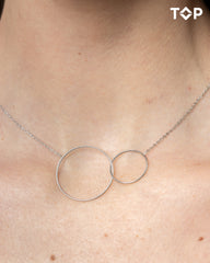 Two Circles Necklace S