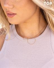 Two Circles Necklace G